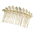 Costume Hair Accessories Gold Silver Leaf Hair Comb Hair Clips Girls Headpiece-0