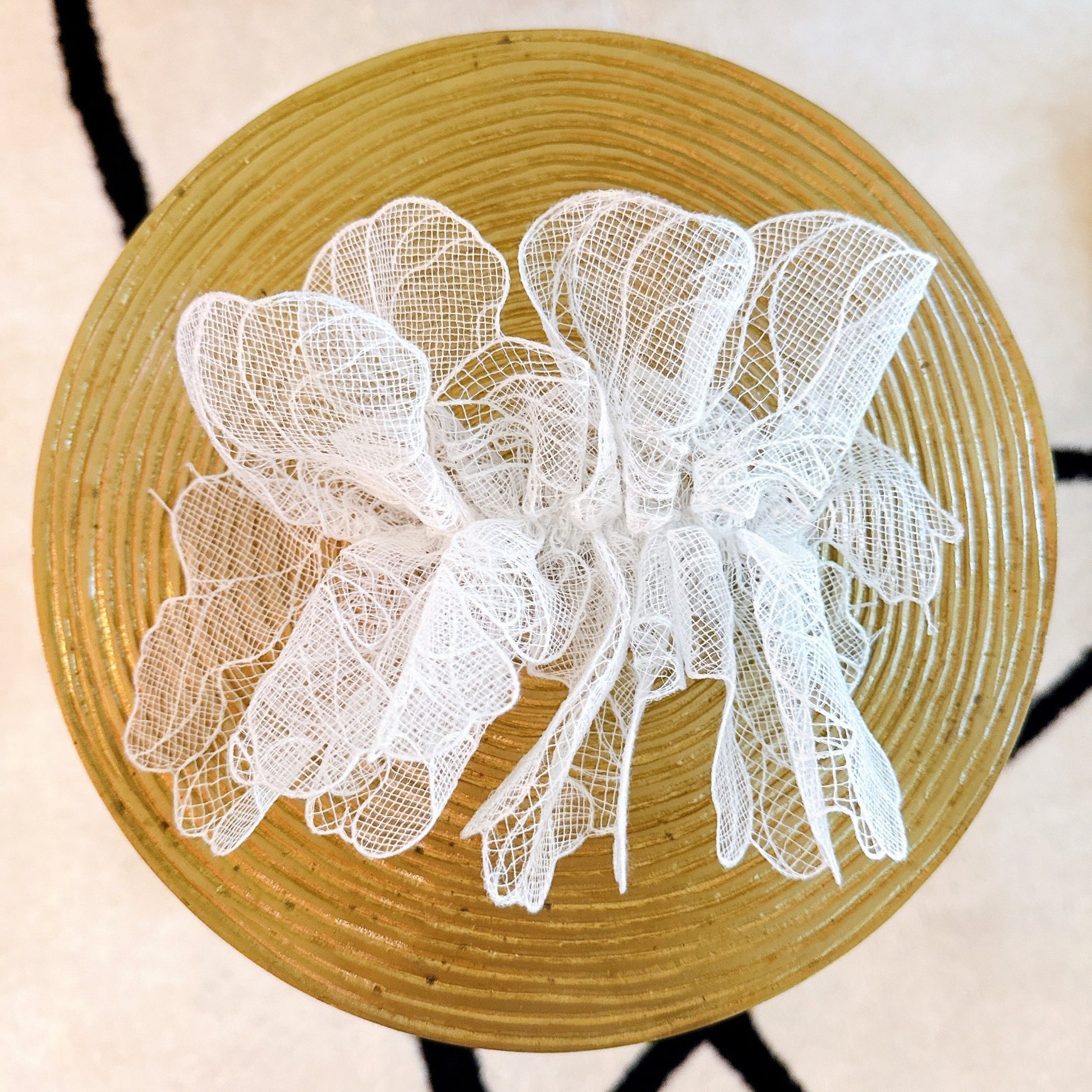 Lace Art Flower Hair Clip-1